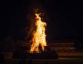 Bonfire.<br />Merrimac Old Home Days.<br />August 10, 2013 - Athletic Field in front of the Donahue School in Merrimac, Massachusett.