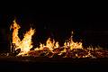 Bonfire.<br />Merrimac Old Home Days.<br />August 10, 2013 - Athletic Field in front of the Donahue School in Merrimac, Massachusett.