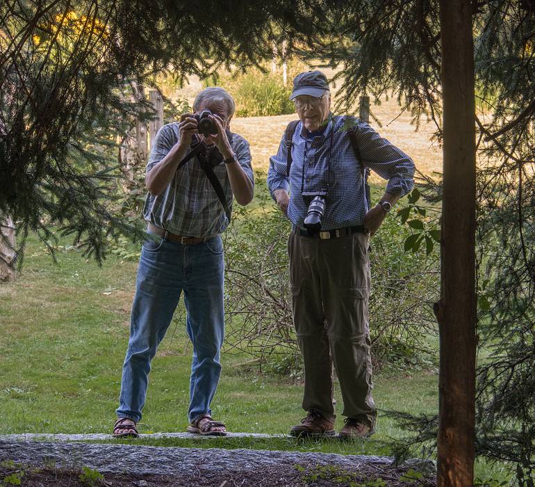 Lance and John.<br />August 16, 2013 - Maudslay State Park, Newburyport, Massachusetts.