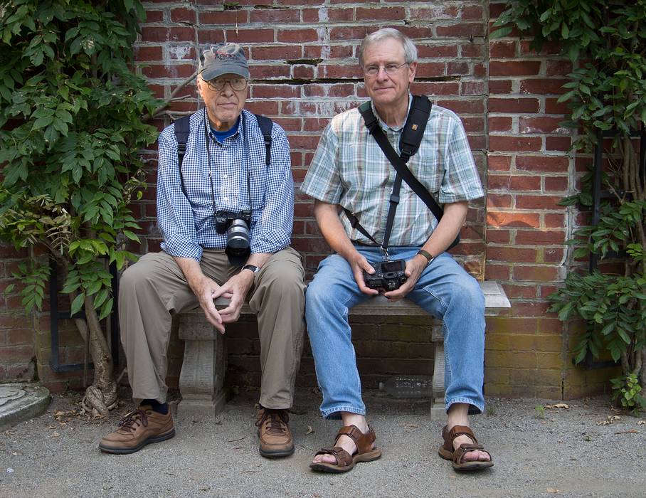 John and Lance.<br />August 16, 2013 - Maudslay State Park, Newburyport, Massachusetts.