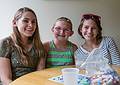 Larisa, Diana, and Melisa.<br />August 18, 2013 - At Uldis and Edite's in Manchester by the Sea, Massachusetts.