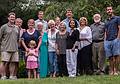 Marc, Uldis, Krista, Annaka, Edite, Juris, Lilita, Laila, Janis, Nancy, ?, and Eriks.<br />August 18, 2013 - At Uldis and Edite's in ManchesterJoyce,  by the Sea, Massachusetts.