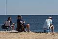 Some guys fishing.<br />Sept. 4, 2013 - Parker River National Wildlife Refuge, Plum Island, Massachusetts.