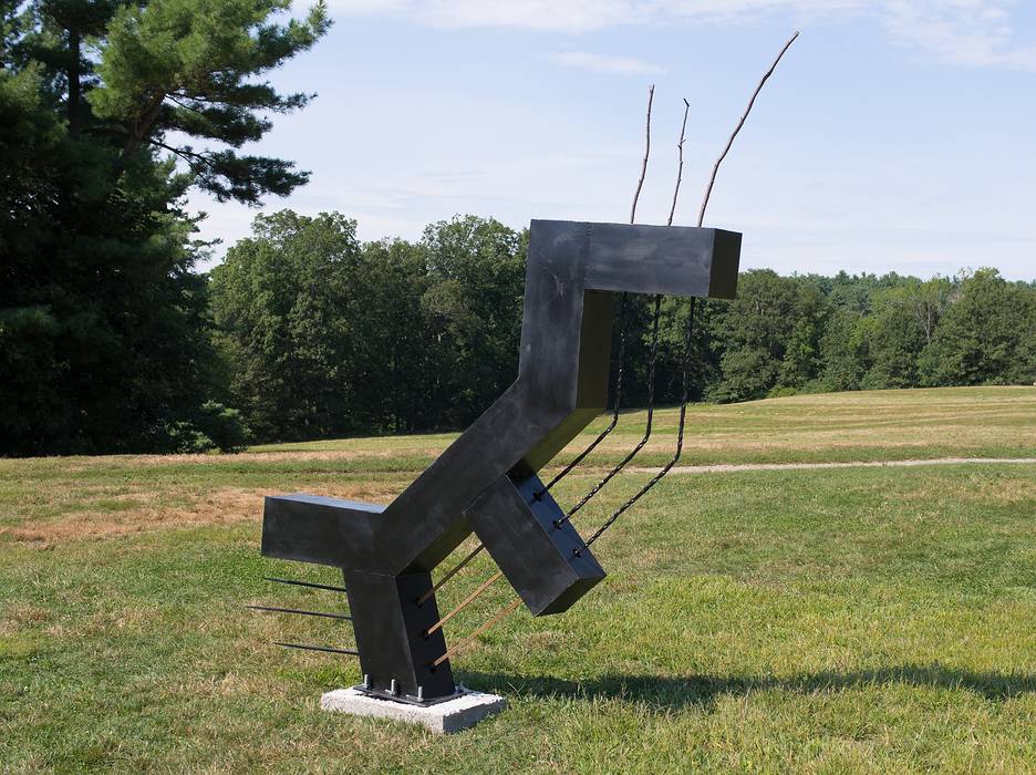 Thaddeus Sadowski: Banana Peel.<br />Outdoor Sculpture at Maudslay.<br />Sept. 7-29, 2012 - Maudslay State Park, Newburyport, Massachusetts.