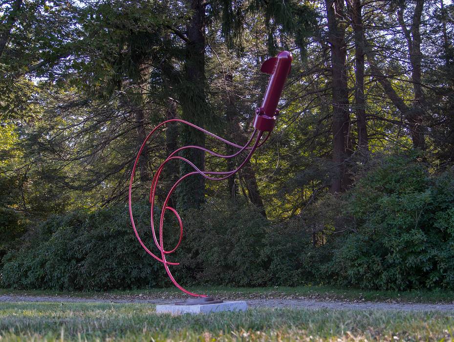 Nathan Walker: Squid #2.<br />Outdoor Sculpture at Maudslay.<br />Sept. 7-29, 2012 - Maudslay State Park, Newburyport, Massachusetts.