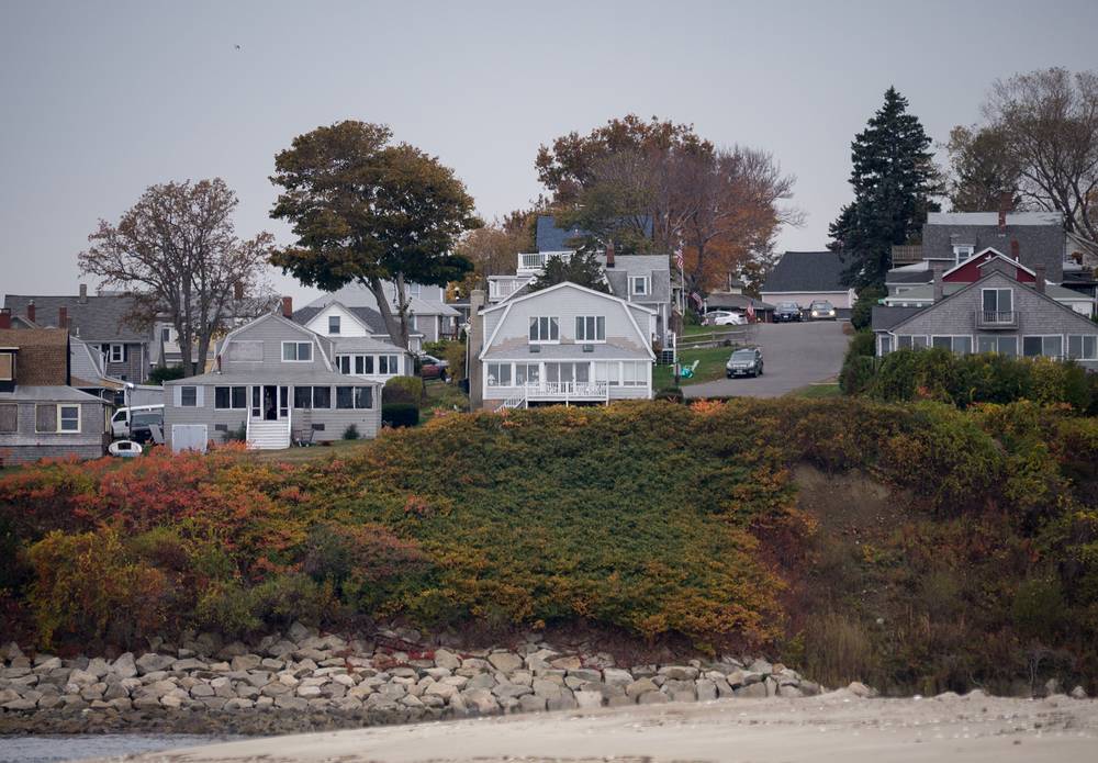 Little Neck across Plum Island Sound (600 mm shot).<br />Oct. 23, 2013 - Sandy Point State Reservation, Plum Island, Massachusetts.