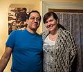 Eric and Inga visiting from Iceland.<br />Nov. 23 - At Paul and Norma's in Tewksbury, Massachusetts.