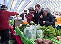 Inga and Joyce at the Farmers' Market.<br />Nov. 24, 2013 - Newburyport, Massachusetts.