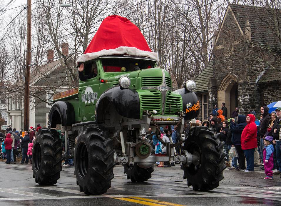 Dec. 1, 2013 - Santa Parade, Merrimac, Massachusetts.