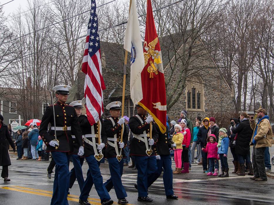 Dec. 1, 2013 - Santa Parade, Merrimac, Massachusetts.