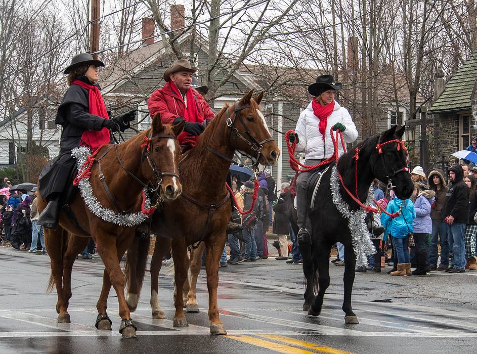 Dec. 1, 2013 - Santa Parade, Merrimac, Massachusetts.