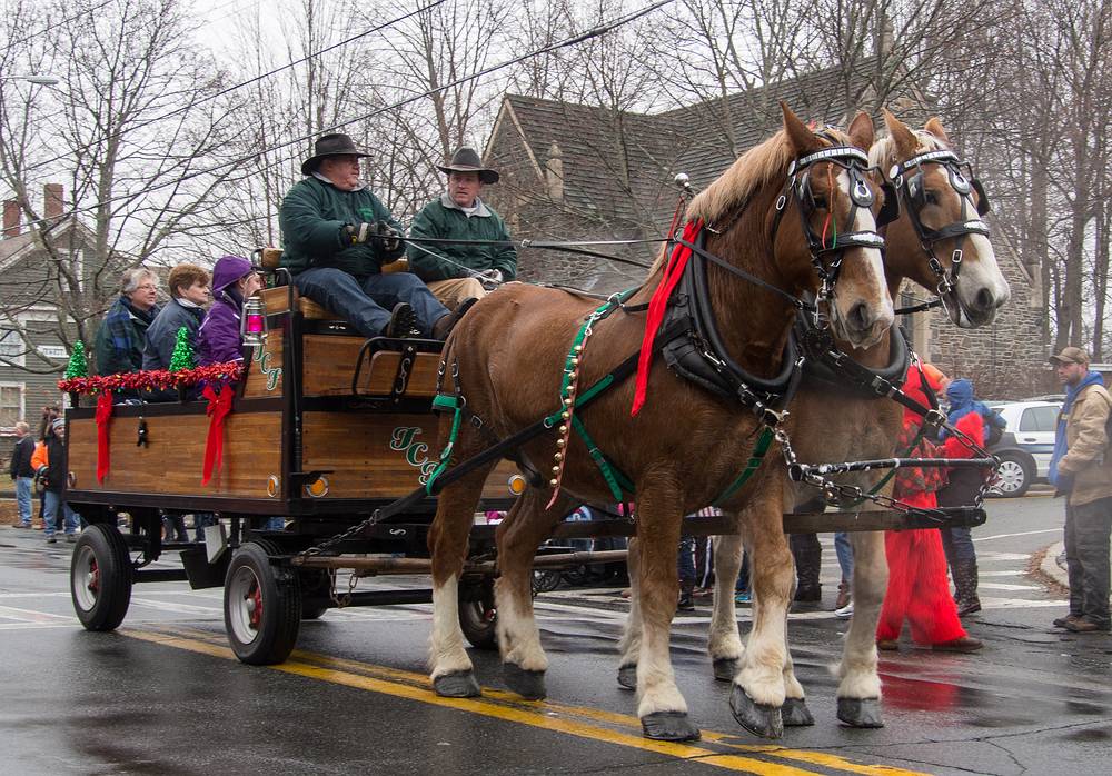 Dec. 1, 2013 - Santa Parade, Merrimac, Massachusetts.