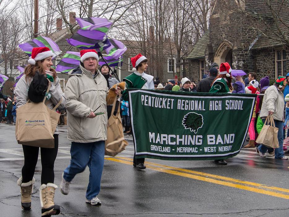 Dec. 1, 2013 - Santa Parade, Merrimac, Massachusetts.