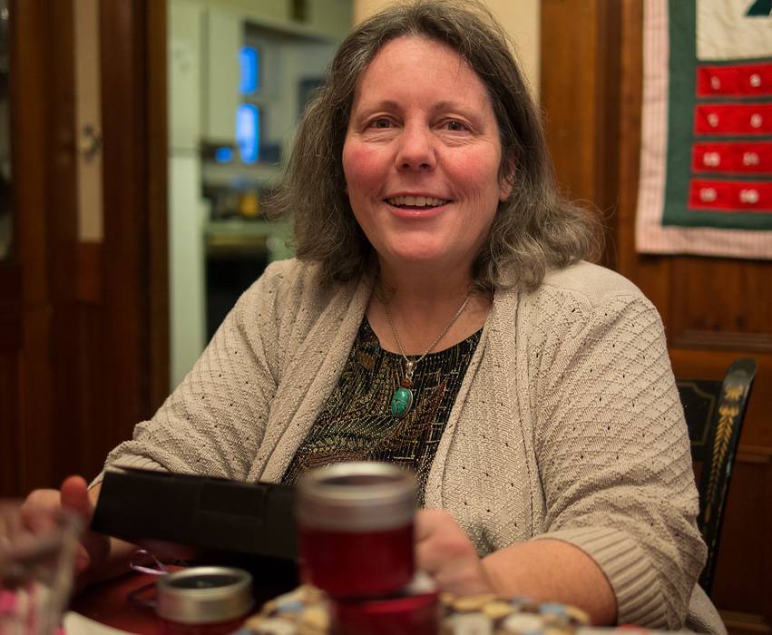 Kathie.<br />Kathie's birthday celebration.<br />Dec. 14, 2013 - Merrimac, Massachusetts.