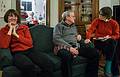 Leslie, Lance, and Hanna.<br />Party for a few friends and neighbors.<br />Dec. 29, 2013 - Merrimac, Massachusetts.