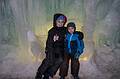Miranda and Matthew.<br />Ice Castle at Loon Mountain.<br />Feb. 22, 2014 - Lincoln, New Hampshire.