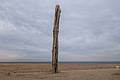 A stick in the beach.<br />A walk with Joyce.<br />March 1, 2014 - Parker River National Wildlife Refuge, Plum Island, Massachusetts.
