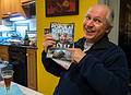 Tom.<br />Celebrating Tom's birthday.<br />March 12, 2014 - At Paul and Norma's in Tewksbury, Massachusetts.