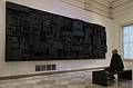 Ronnie contemplating Louise Nevelson's 'Sky Cathedral', 1982.<br />March 28, 2014 - National Portrait Gallery, Washington, DC.