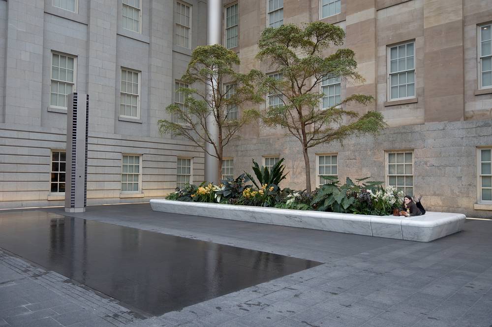 The Robert and Arlene Kogod Courtyard.<br />March 28, 2014 - National Portrait Gallery, Washington, DC.