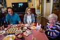 Paul, Linda, and Marie.<br />Easter dinner.<br />April 20, 2014 - At Paul and Norma's in Tewksbury, Massachusetts.