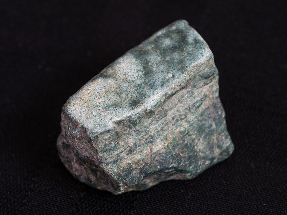 One of many stones around the house collected by Joyce.<br />May 6, 2014 - Merrimac, Massachusetts.