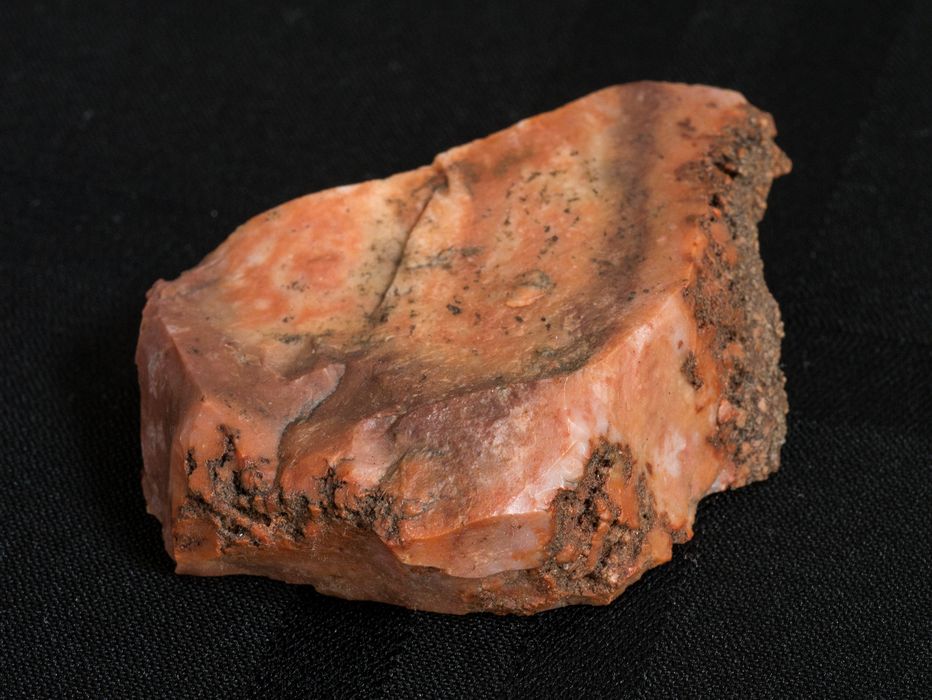 One of many stones around the house collected by Joyce.<br />May 6, 2014 - Merrimac, Massachusetts.