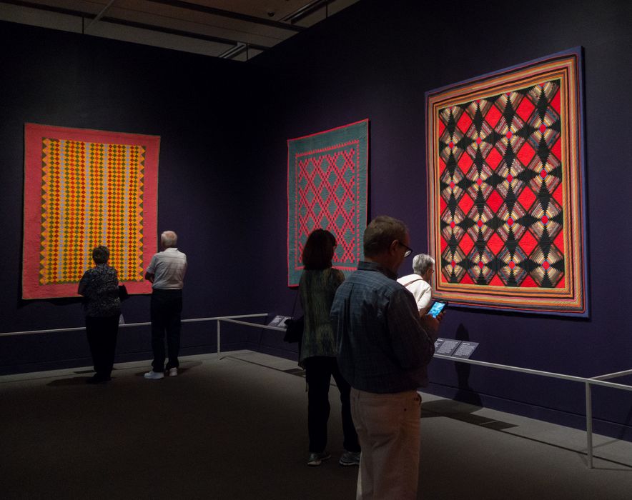 'Quilts and Color', the Pilgrim/Roy Collection show.<br />May 18, 2014 - Museum of Fine Arts, Boston, Massachusetts.