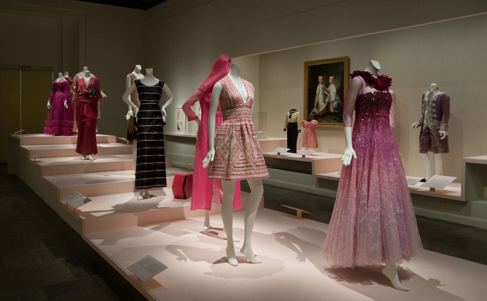 Part of the 'Think Pink' exhibit.<br />May 18, 2014 - Museum of Fine Arts, Boston, Massachusetts.
