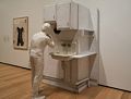 George Segal: Shaving Man.<br />May 18, 2014 - Museum of Fine Arts, Boston, Massachusetts.