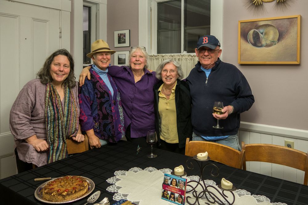 Kathie, Deb, Nancy, Joyce, Ray, and I watched a video on the Native Americans'<br />opposition to oil drilling in the Arctic National Wildlife Refuge.<br />May 31, 2014 - Merrimac, Massachusetts.