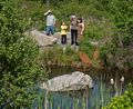 Carl, Matthew, Joyce, and Miranda.<br />Sculpture naming ceremony.<br />June 1, 2014 - Nara Park, Acton, Massachusetts.