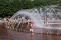 Fountain at Christian Science Plaza.<br />June 8, 2014 - Boston, Massachusetts.