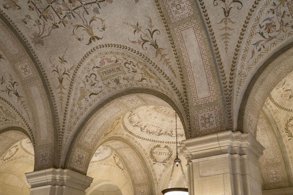 Boston Public Library.<br />June 8, 2014 - Boston, Massachusetts.