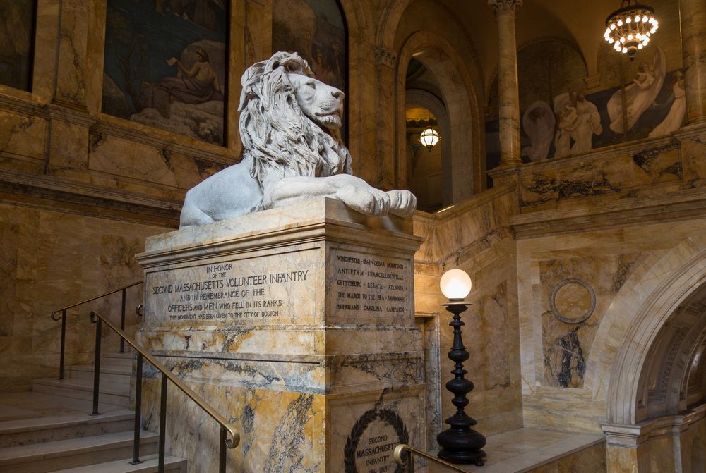 Boston Public Library.<br />June 8, 2014 - Boston, Massachusetts.