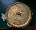 Joyce's French-Canadian pork pie.<br />July 8, 2014 - Merrimac, Massachusetts.
