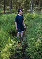 Gujn ankle deep in mud.<br />July 10, 2014 - Merrimac, Massachusetts.