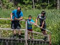 Eric, Marks, and Gujn always on the lookout.<br />July 12, 2014 - Audubon Ipswich River Wildlife Sanctuary, Topsfield, Massachusetts.