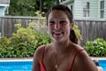 Kylie (Jay R and Kim's daughter).<br />July 19, 2014 - At Marie's in Lawrence, Massachusetts.