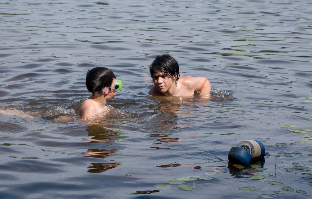 Marks and Gujn<br />July 20, 2014 - Kingston State Park, Kingston, New Hampshire.