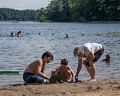 Gujn, Marks, and Joyce.<br />July 20, 2014 - Kingston State Park, Kingston, New Hampshire.