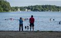 Joyce, Gujn, Marks, and Eric.<br />July 20, 2014 - Kingston State Park, Kingston, New Hampshire.