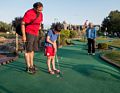 Eric, Marks, and Joyce.<br />July 20, 2014 - Jurasic Mini Golf, Salisbury, Massachusetts.