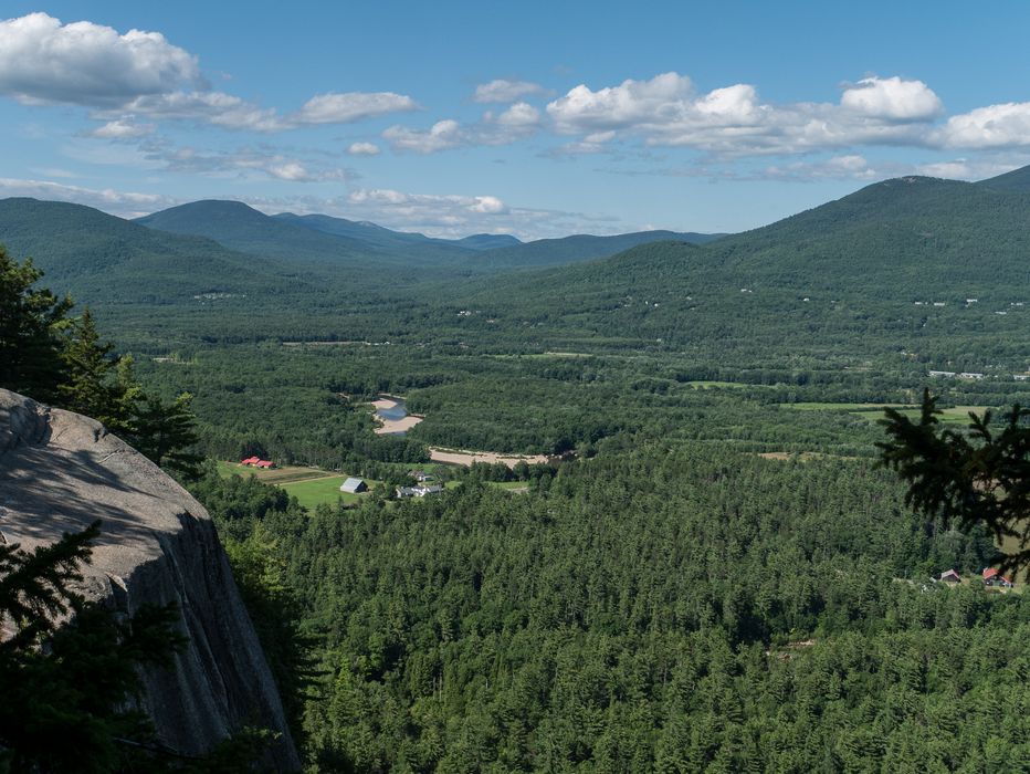 View from Cathedtral Ledge.<br />July 24, 2014 - Cathedral Ledge, Bartlett, New Hampshire.