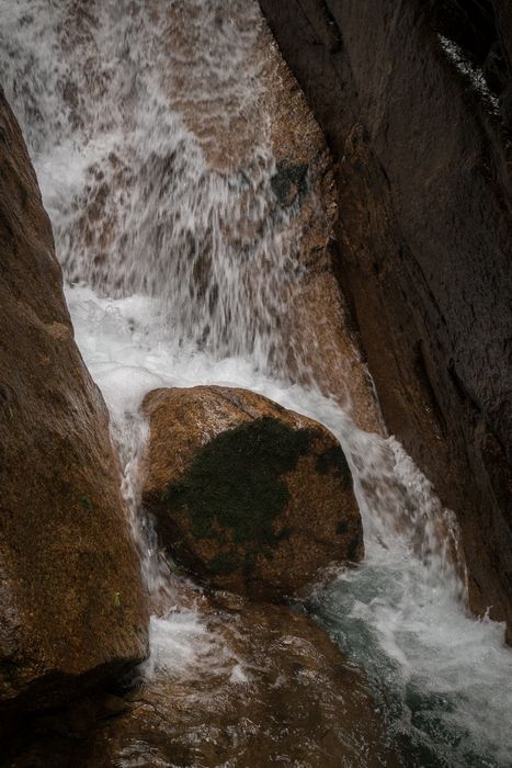 The Flume Brook in the gorge.<br />Aug. 21 - 2014 - The Flume, Franconia Notch, New Hampshire.