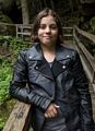 Miranda at Avalanche Falls.<br />Aug. 21 - 2014 - The Flume, Franconia Notch, New Hampshire.