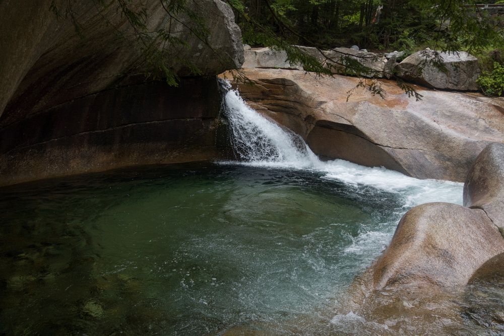 The Basin.<br />Aug. 22, 2014 - At The Basin, Franconia Notch, New Hampshire.