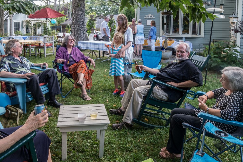 Carl, Cameron, Sisi, Cindia, Jeff, and Joyce<br />Labor Day party.<br />Sept. 2 -2014 - At Lance and Cindia's in Merrimac, Massachusetts.