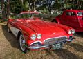 1961 Chevrolet Corvette.<br />Antique auto show at Skips Restaurant.<br />Sept. 20, 2014 - Merrimac, Massachusetts.