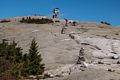 Looking back at the top.<br />Hike via West Ridge Trail.<br />Oct. 2, 2014 - Mt. Cardigan, New Hampshire.